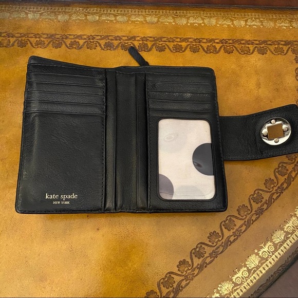 Kate Spade Black Leather Wallet - Picture 1 of 8